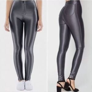 Last ONE! New American Apparel Charcoal Grey Original Disco Pants Size XS